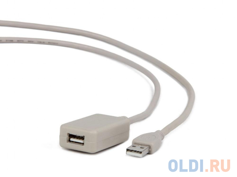 

Кабель удлинит. USB 2.0 активный Cablexpert AM/AF, 4.8м, UAE016