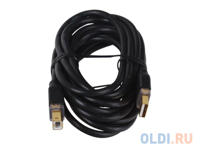 

Кабель Hama USB 2.0 A-B (m-m), 3.0 м, позолоченные контакты H-46772