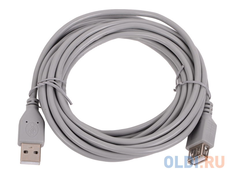 

Мультимедийный кабель Belsis USB2.0 А вилка-USB А розетка без ф/фильтра, длина 5 м. BW1419