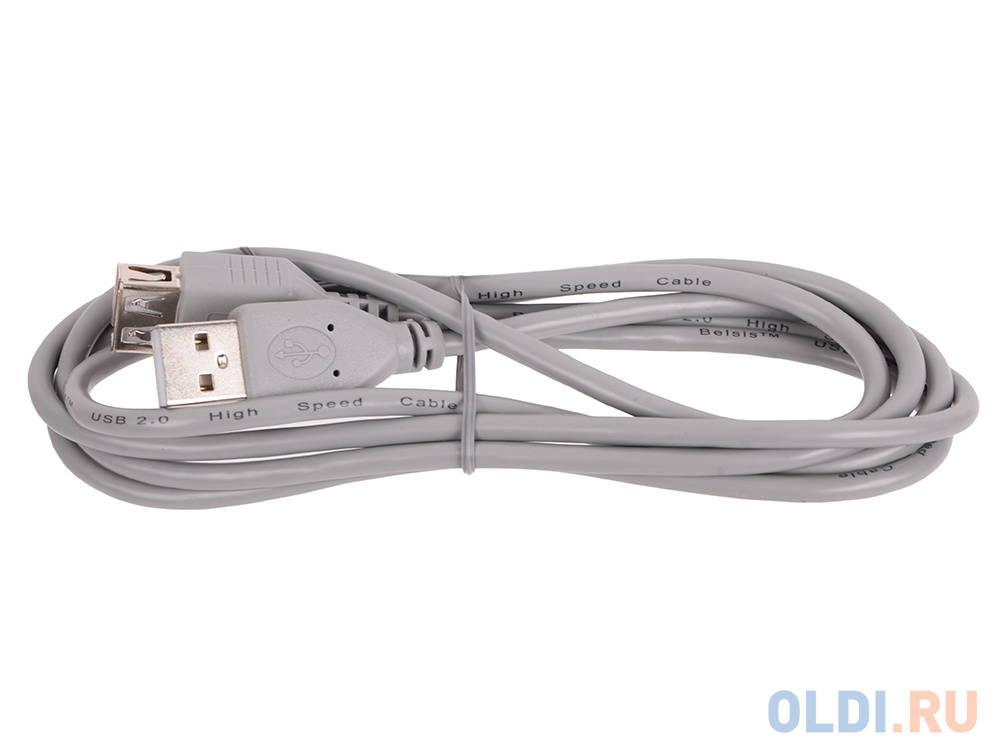 Мультимедийный кабель Belsis USB2.0 А вилка-USB А розетка без ф/фильтра .