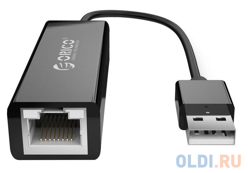 

Переходник USB2.0 на Ethernet RJ-45 Orico UTJ-U2 черный