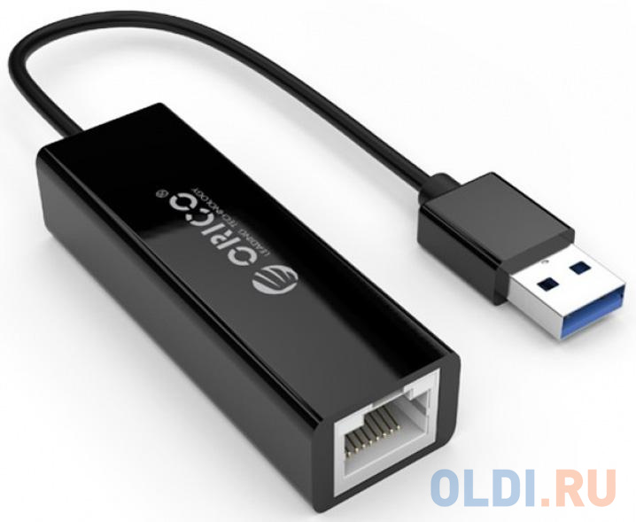 

ORICO UTJ-U3-BK Адаптер USB Ethernet Orico UTJ-U3 (черный