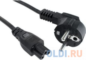 

Кабель питания для ноутбуков Gembird/Cablexpert PC-186-ML12 , 1.8м, Schuko- C5, 10А, пакет
