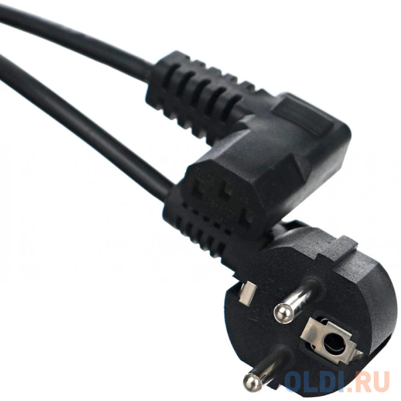 

Кабель компьютер - розетка угловой 220V <1.8м (Европейский стандарт) Telecom <TP021DA-1.8-BK