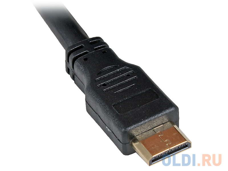 Кабель Gembird/Cablexpert HDMI-miniHDMI v1.4, 19M/19M, 1.8м, 3D, Ethernet, черный, позол. кабель gembird hdmi 15м cc hdmi4 15m