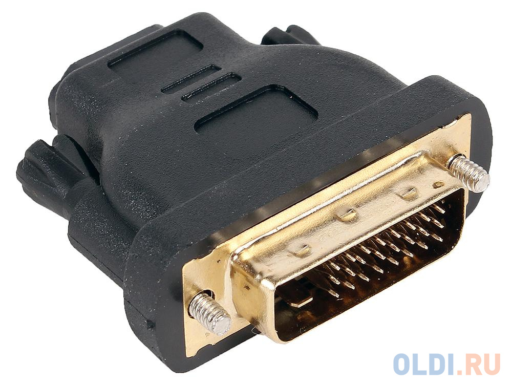 Переходник Aopen HDMI 19F to DVI-D 25M позолоченные контакты <ACA312 переходник hdmi dvi d 5bites позолоченные контакты bc hdf2dvi