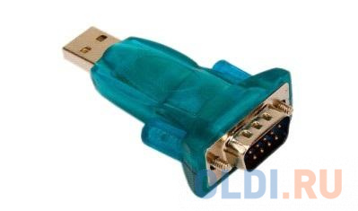 Переходник ORIENT UAS-002, адаптер USB Am to RS232 DB9M (WCH CH340), крепеж разъема - винты