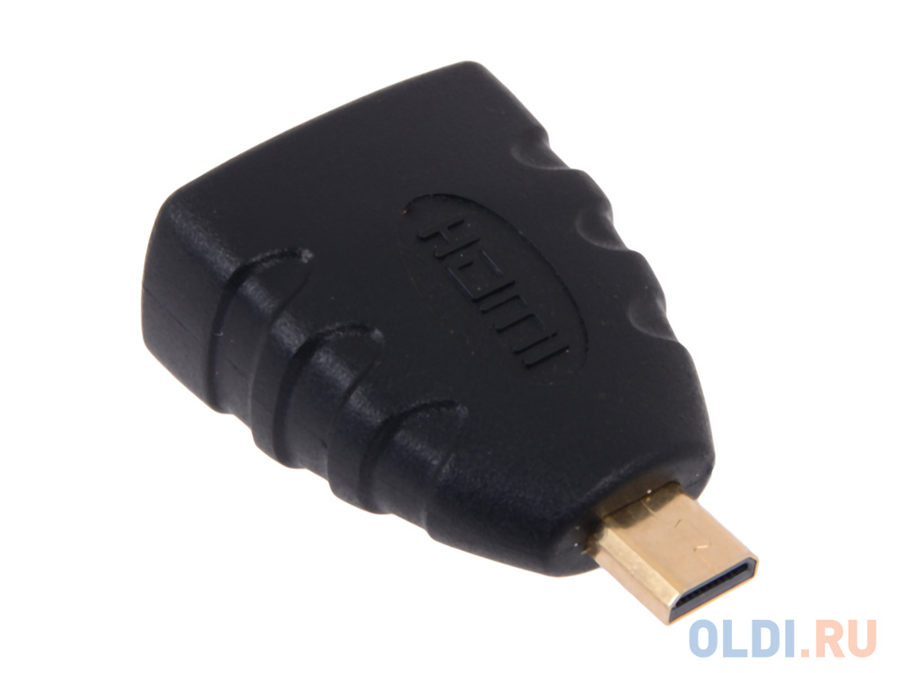 Переходник HDMI-19F/MicroHDMI (Type D) 19M, VCOM CA325 кабель microhdmi hdmi orient c395 19f 19m