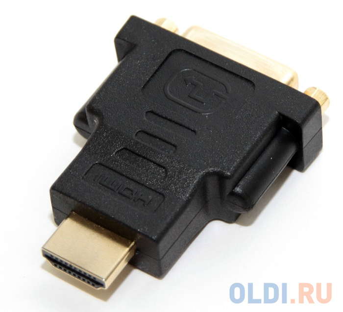 Переходник HDMI- DVI-D 5bites позолоченные контакты DH1807G 5bites вентилятор fb6010s 12h3 60x10 sleeve 3800rpm 3p