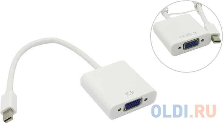 

Адаптер 5bites AP-016 MINI DISPLAYPORT M / VGA F