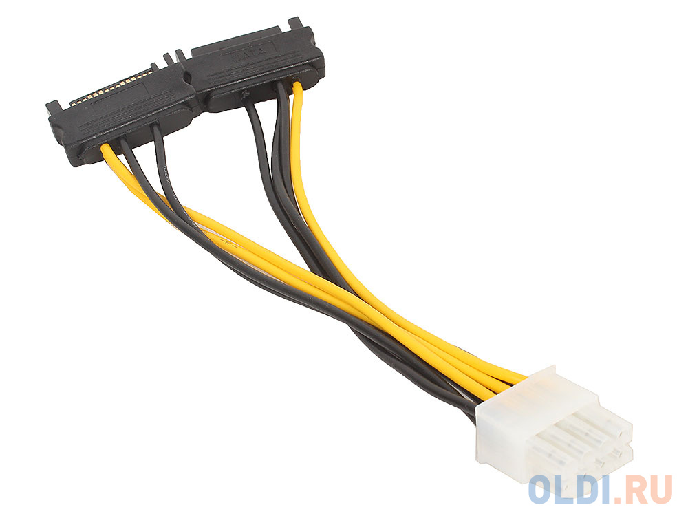 Разветвитель питания Cablexpert CC-PSU-83, 2xSATA-PCI-Express 8pin, для подключения в/к PCI-Е (8pin) к б/п ATX фото