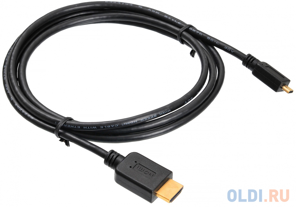 

Кабель HDMI - microHDMI 5.0м Buro MICROHDMI-HDMI-5 черный 817229