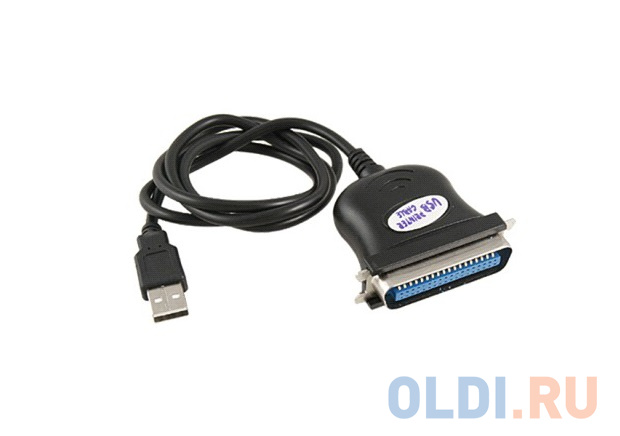 Кабель-адаптер USB Am to LPT C36M (для подключения принтера), длина 1.8м, ORIENT ULB-201N18