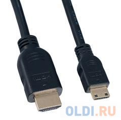 Кабель HDMI-mini HDMI 2.0м Perfeo H1101 perfeo dvb t2 c приставка consul для цифр tv wi fi iptv hdmi 2 usb dolbydigital пульт ду