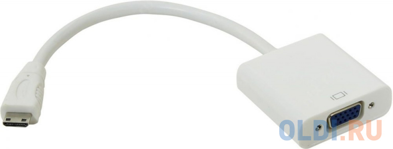 

Переходник Mini HDMI M - VGA F VCOM Telecom TA592