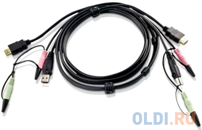Custom USB 2.0 HDMI KVM Cable L:1.8m от OLDI