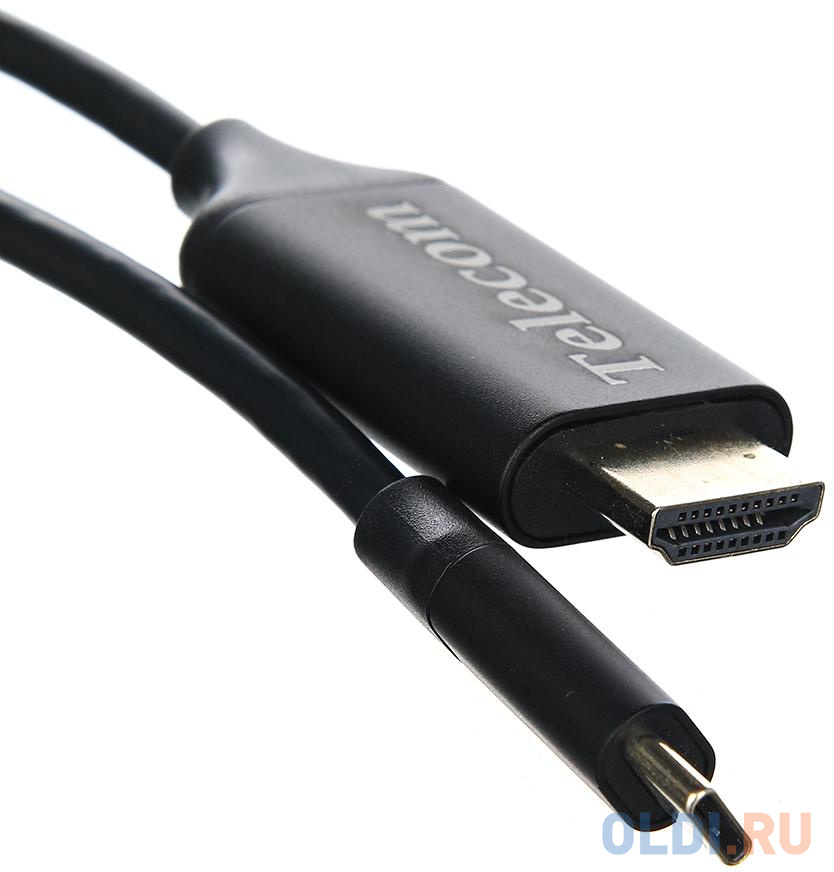 Кабель-адаптер USB3.1 Type-Cm -- HDMI A(m) 4K@60Hz, 1.8m, Telecom <TCC008-1.8M