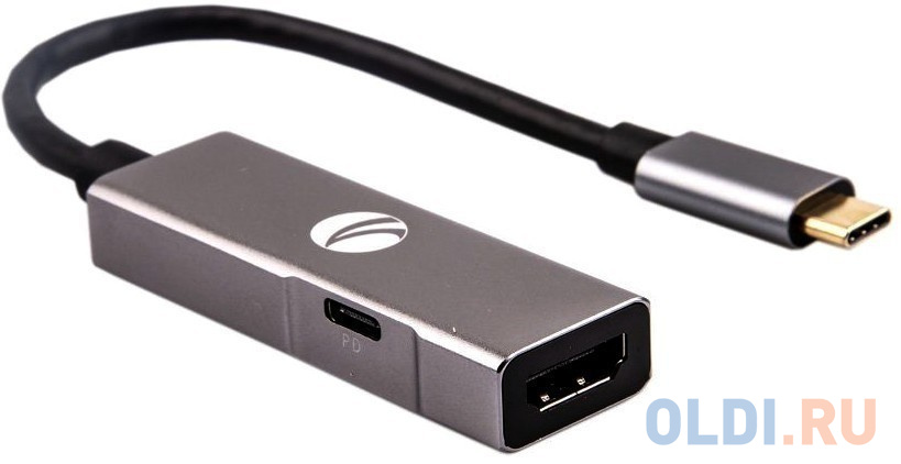 VCOM CU452 Адаптер USB 3.1 Type-Cm --> HDMI A(f) , 4K@60Hz, PD charging, Aluminum Shell, VCOM  