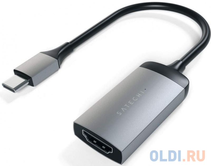 

Адаптер Satechi Type-C to HDMI 4K 60HZ. Поддержка 4K/60Hz. Материал корпуса алюминий. Цвет серый космос.