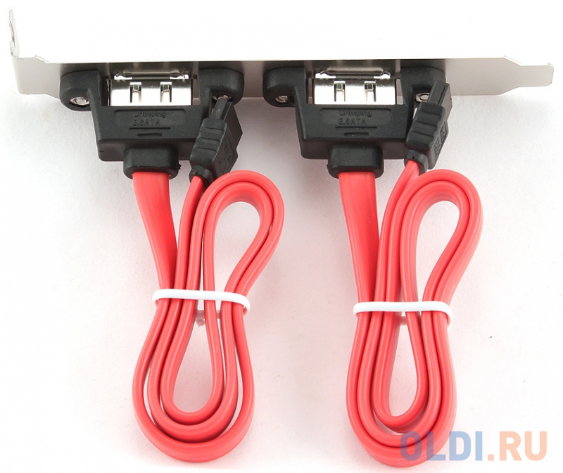

Планка в системный блок 2xeSATAвнешн-2xSATAвнутр Gembird CCSATA2RECEPTACLE