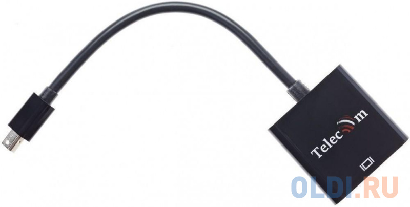 

Кабель-переходник Mini DisplayPort (M) -> HDMI (F), 4K@60Hz, Telecom (TA6056)
