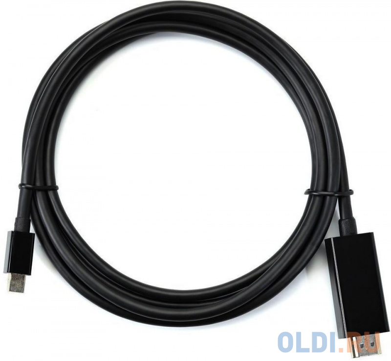 

Кабель-переходник Mini DisplayPort M => HDMI M 4K@60Hz 1.8m Telecom <TA696-1.8M>