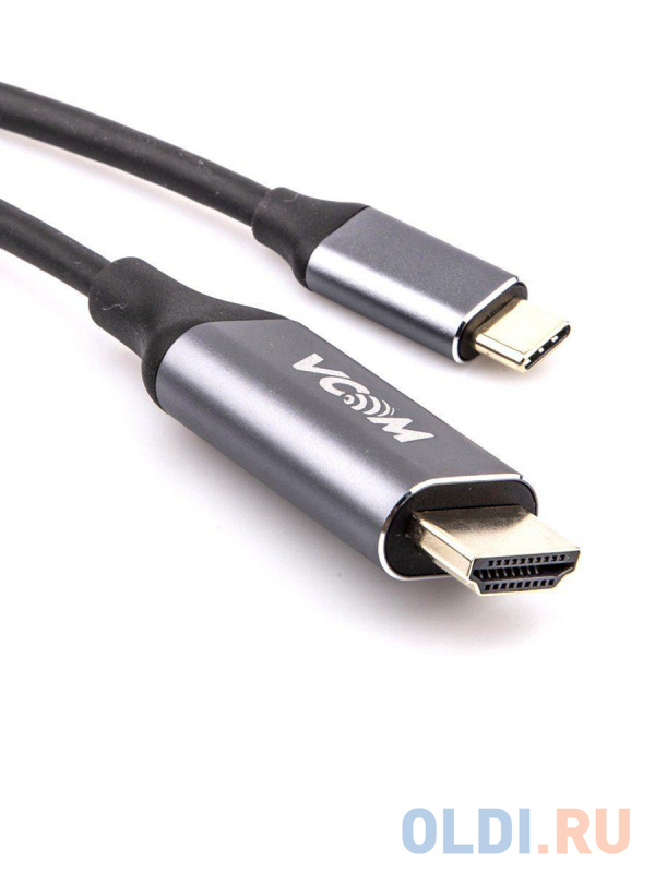 Кабель-адаптер USB 3.1 Type-Cm --> HDMI A(m) 4K@60Hz, 1.8m ,Aluminium Shell,VCOM <CU423MC-1.8M> Кабель-адаптер USB 3.1 Type-Cm --> HDMI A(m) 4K@60Hz, 1.8m ,Aluminium Shell,VCOM <CU423MC-1.8M> фото