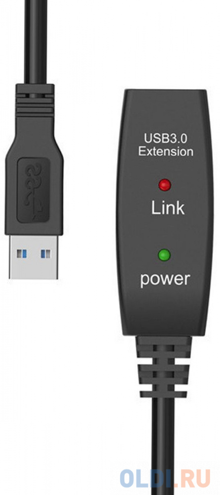 Кабель-адаптер USB3.0-repeater, удлинительный активный &lt;Am--&gt;Af&gt; 10м Aopen/qust&lt;ACU827A-10M&gt; Вид№2