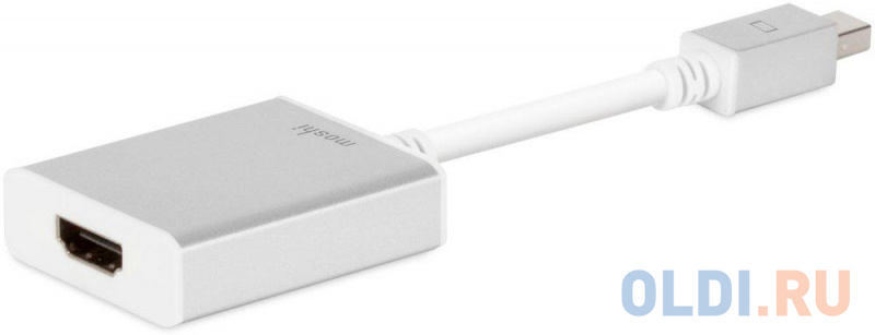 

Moshi адаптер Mini DisplayPort to HDMI. Поддержка 4К. Цвет серебряный.