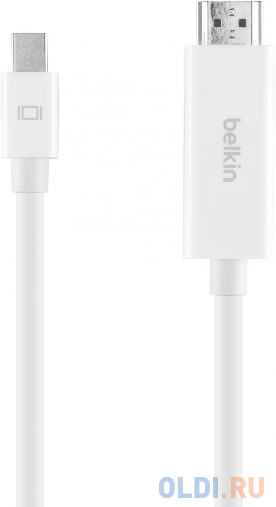

Кабель Belkin HDMI (m)/Mini Displayport 2м. белый (F2CD077DS2M-APL)