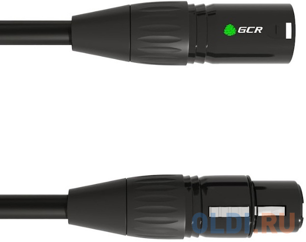 

GCR Кабель 3.0m микрофонный XLR M / XLR F , черный, AL case черный, GCR-53372