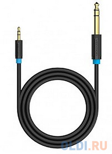 Кабель соединительный 2.0м Vention 6.5 Jack (M) - 3.5 Jack (M) BABBH фото