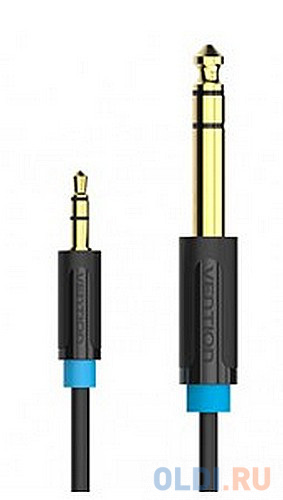 Кабель соединительный 2.0м Vention 6.5 Jack (M) - 3.5 Jack (M) BABBH фото