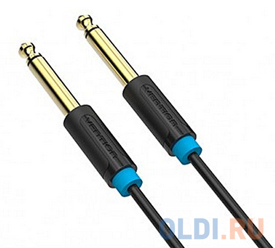 Кабель соединительный 1.5м Vention 6.35 Jack (M) - 6.35 Jack (M) BAABG фото