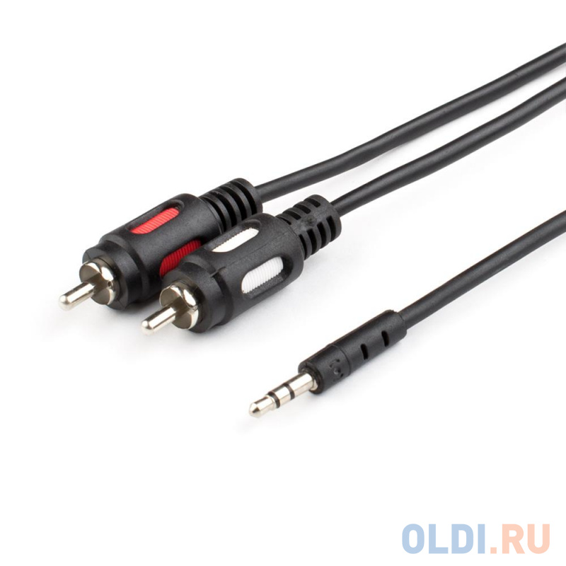 

Аудио-кабель 7.5 m (mini-Jack3.5(m) <=> 2RCA(m), стерео, пакет), Черный