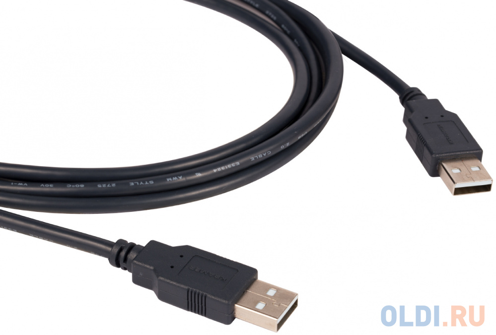 

Кабель USB-A 2.0 вилка-вилка, 0,9 м