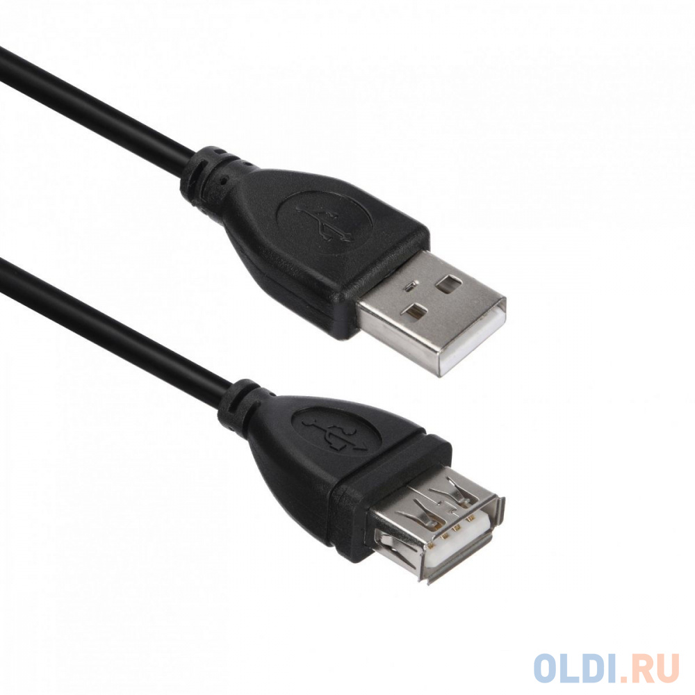 Кабель ACD-U2AAF-20L [ACD-U2AAF-20L] USB 2.0, A male - A feмale, ТТХ: (7/0.12BC+PE)*1P+(7/0.12BC+PE)*2C+7/0.12BC+AL+PVC OD4.0, Черный, 2м (742057) Вид№2