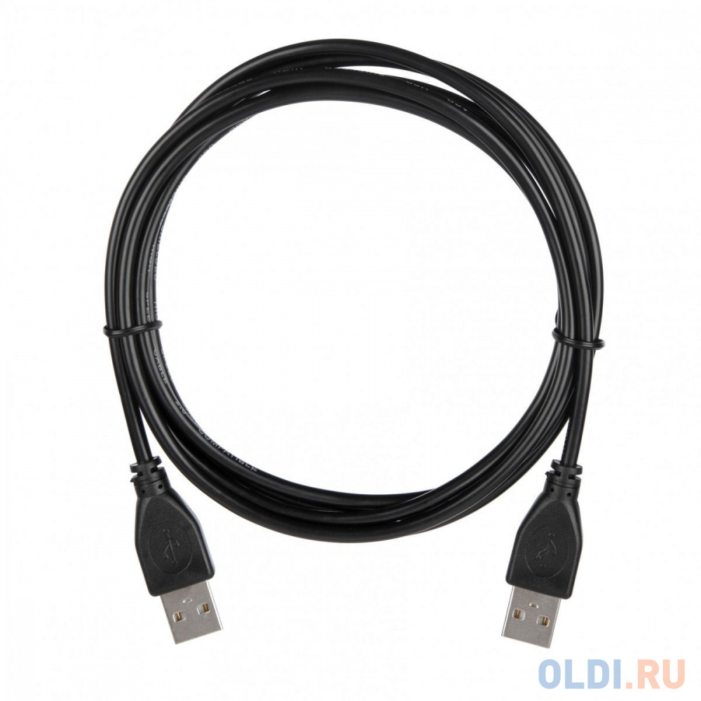 Кабель ACD-U2AAM-20L [ACD-U2AAM-20L] USB 2.0, A male - A male, ТТХ: (7/0.12BC+PE)*1P+(7/0.12BC+PE)*2C+7/0.12BC+AL+PVC OD4.0, Черный, 2м  (742026)