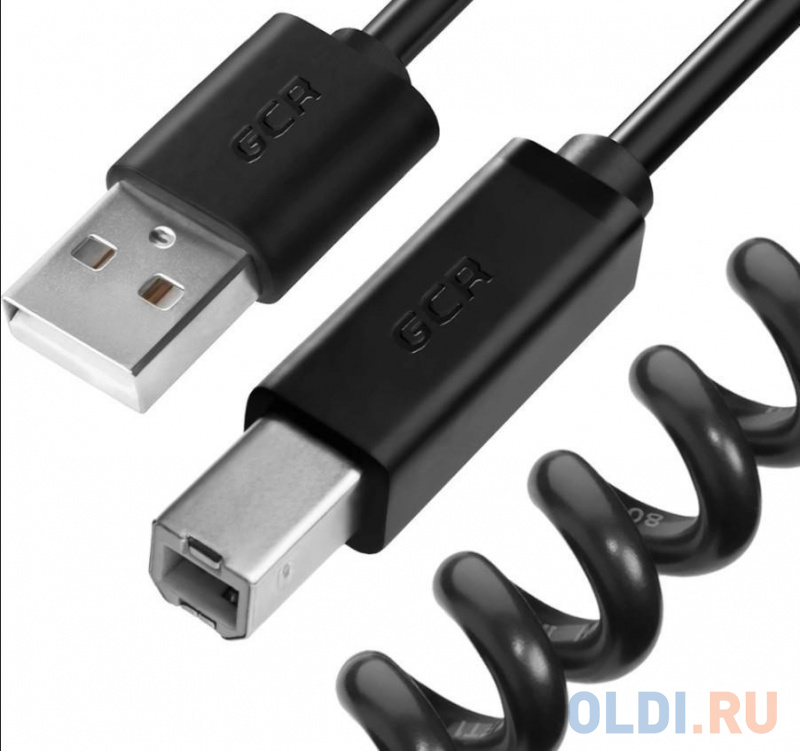 

Greenconnect Кабель 2.0m USB 2.0, AM/BM, витой, черный, экран, армированный, морозостойкий, GCR-UPC0M-AA2S-2.0m