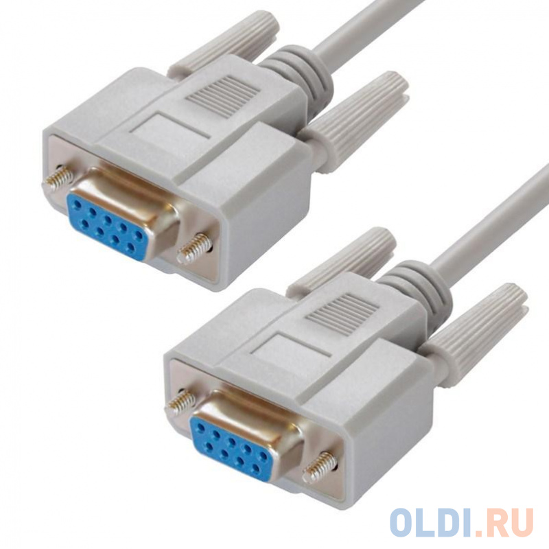 

Greenconnect Кабель COM RS-232 порта соединительный 4 m GCR- DB9CF2F-5 m, 9F / 9F Premium, серый, пластиковый пакет