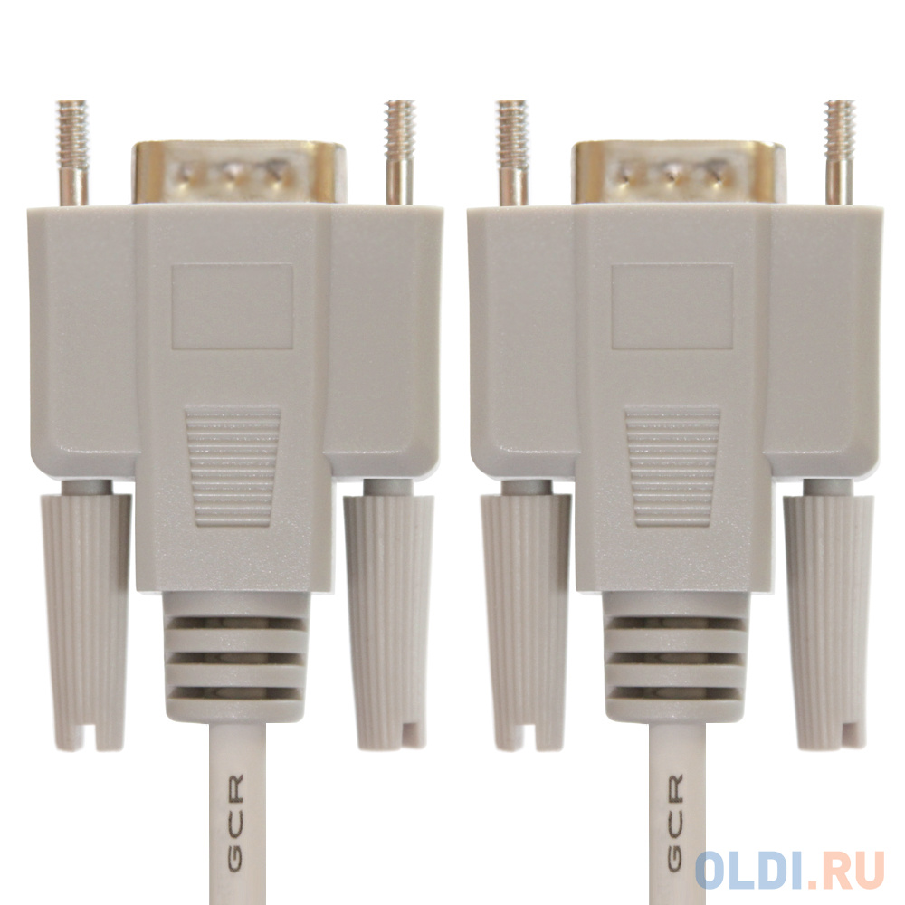 Greenconnect Кабель COM RS-232 порта соединительный 4 m GCR-DB9CM2M-4m, 9M / 9M Premium, серый фото