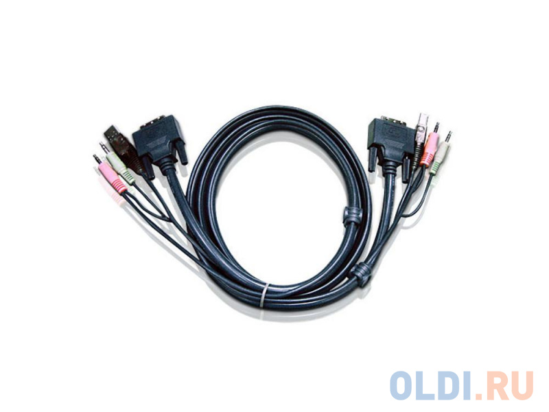 

Кабель ATEN 2L-7D03UD DVI/USB B/MC.SP-DVI/USB A 3м