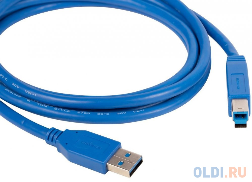 

Кабель USB-A 3.0 вилка- USB-B вилка, 0,9 м