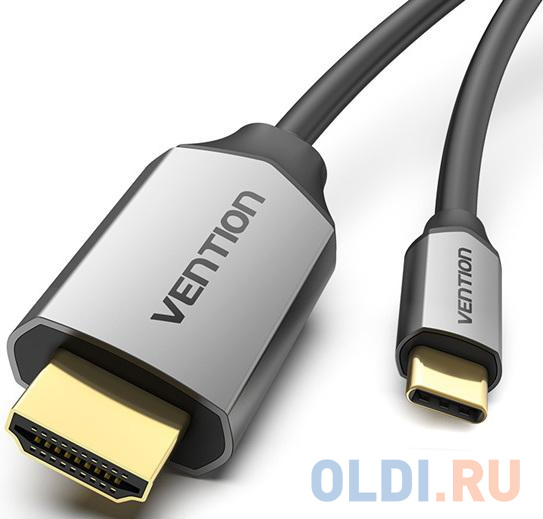 

Vention Type-C to HDMI Cable 1.5M Black Metal Type