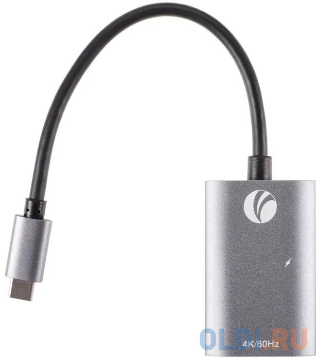 Aдаптер USB 3.1 Type-Cm --> HDMI A(f) , 4K@60Hz, PD charging, Alum Shell, VCOM <CU452A> фото