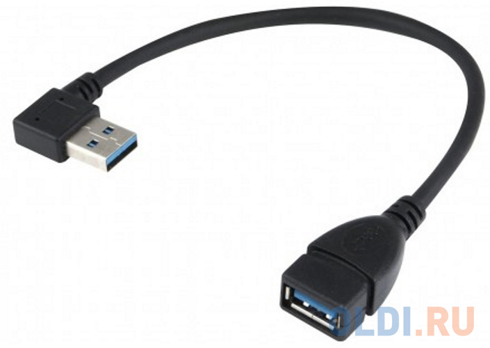 KS-is KS-402O Кабель адаптер угловой USB 3.0 male female ,  левый