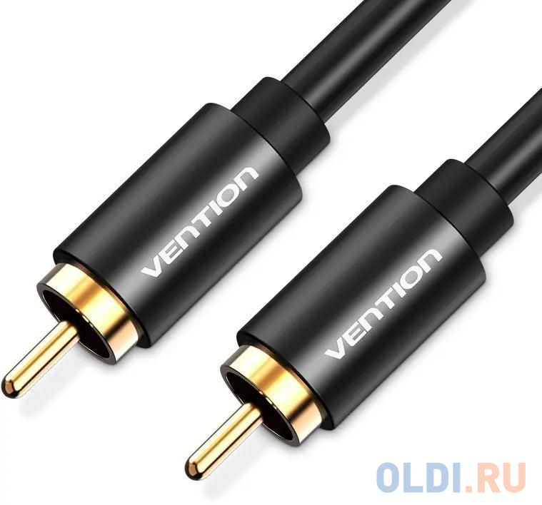 Кабель Vention аудио RCA M/RCA M - 2м Чёрный