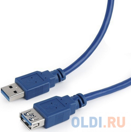 Filum Кабель удлинитель USB 3.0, 1.8 м., синий, разъемы: USB A male-USB A female, пакет. [FL-C-U3-AM-AF-1.8M] (894175)