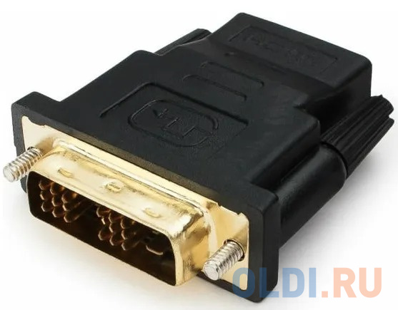 

Bion Переходник HDMI-DVI 19F/19M (мама-папа), позолоченные контакты, черный [BXP-A-HDMI-DVI-2]