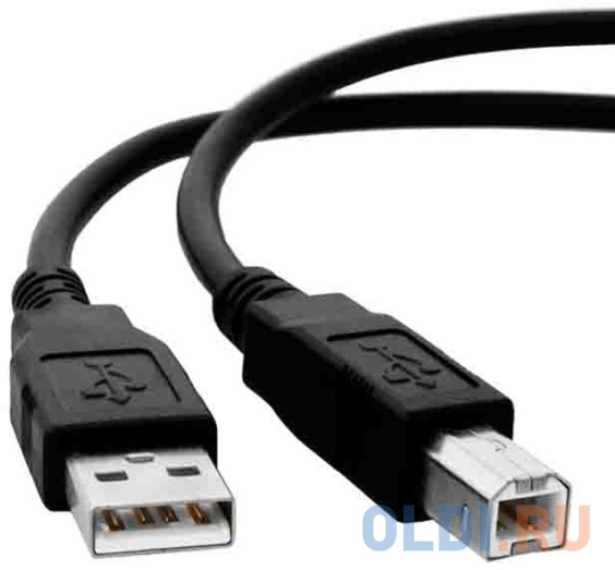 Кабель GoPower USB A (m)-USB B (m) 1.8м ПВХ черный (1/200)